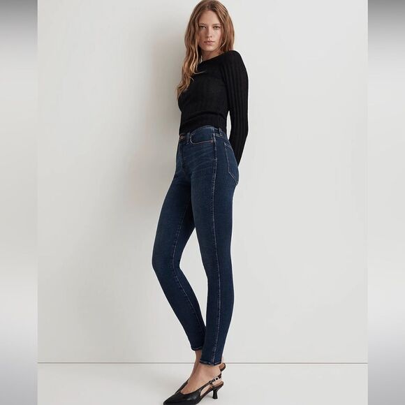 Madewell 10” hi-rise skinny jeans size 26. Excellent pre-owned. - Picture 2 of 12